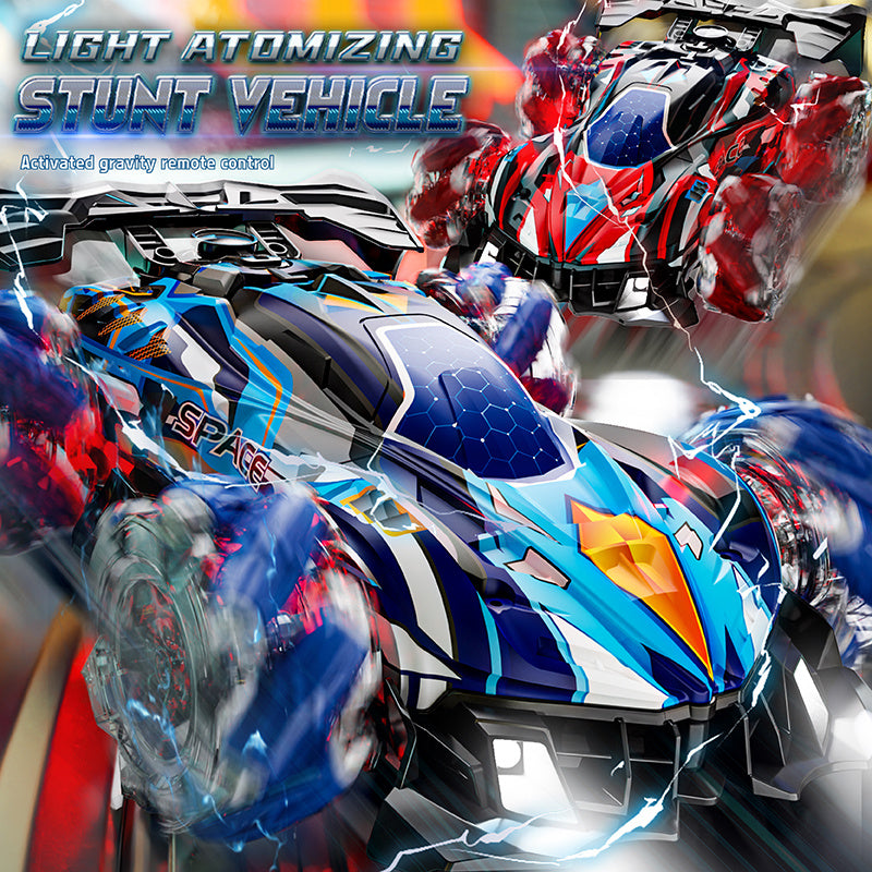 F1 RC Gesture Sensing Stunt Remote Control Car Light Music Four-Wheel Drive Off-Road Racing Toy Simulated Spray Children's Toy Gift - Bellarte Enchanté F1 RC Gesture Sensing Stunt Remote Control Car Light Music Four-Wheel Drive Off-Road Racing Toy Simulated Spray Children's Toy Gift